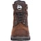 Georgia Boot Brookville, Men's Waterproof Work Boot, 9 M, Leather, 6 in Height, Dark Brown G7134 - alternate 5